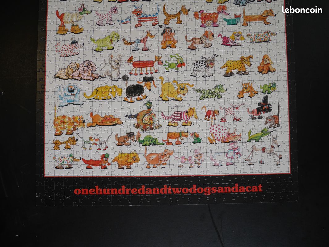 Puzzle 102 chiens et 1 chat, 1000 pièces (image 9)