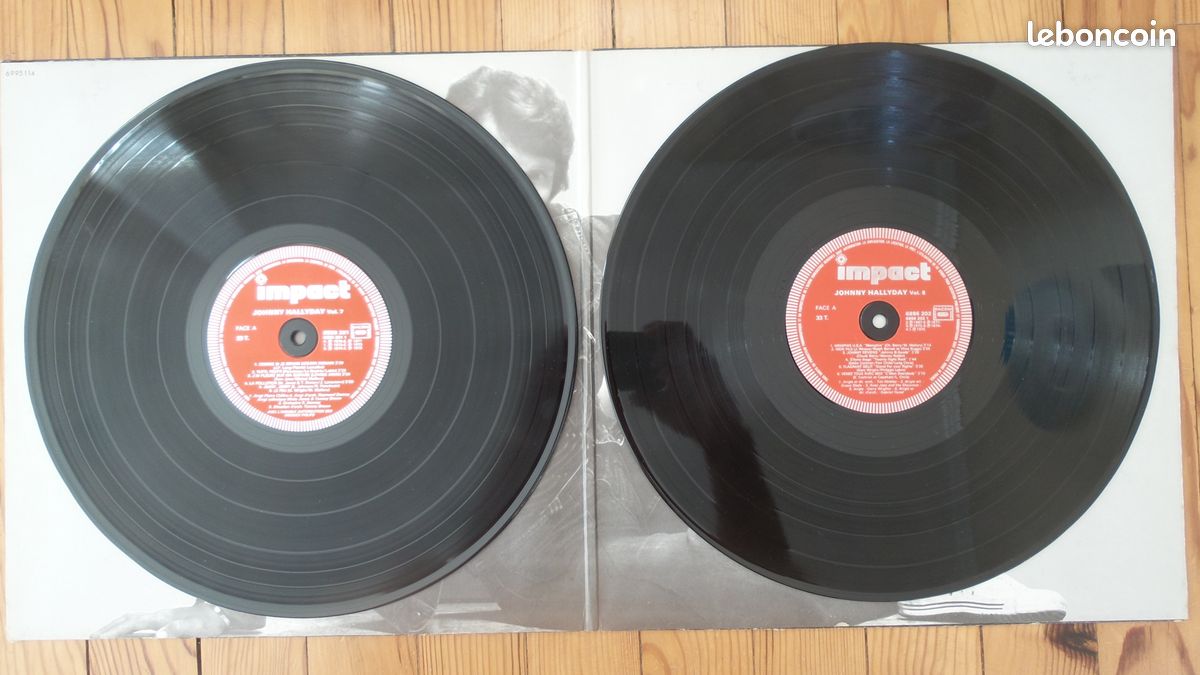 Double album vinyle Johnny Hallyday années 1970 (image 4)