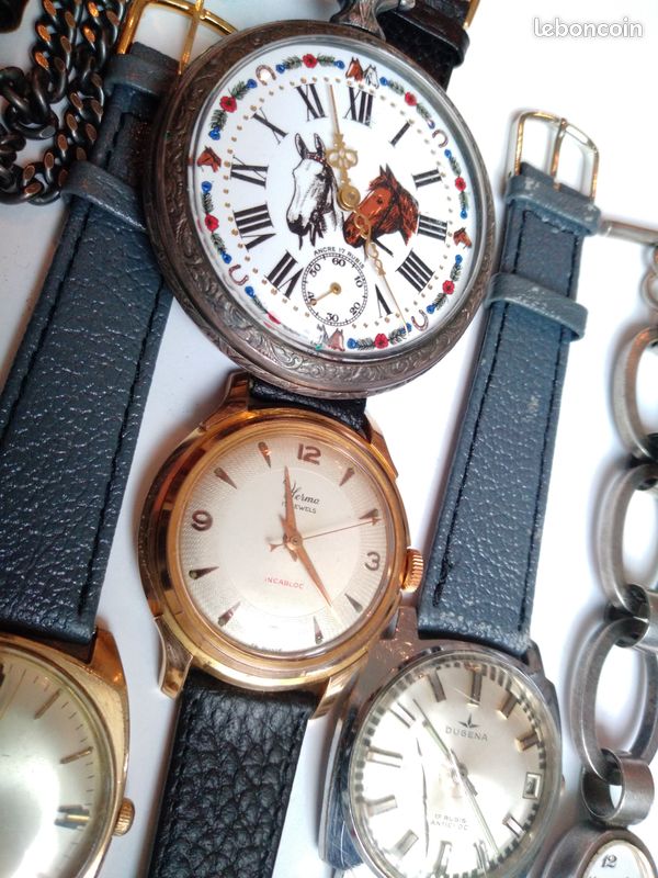 Six montres diverses mécanique & automatique (image 4)