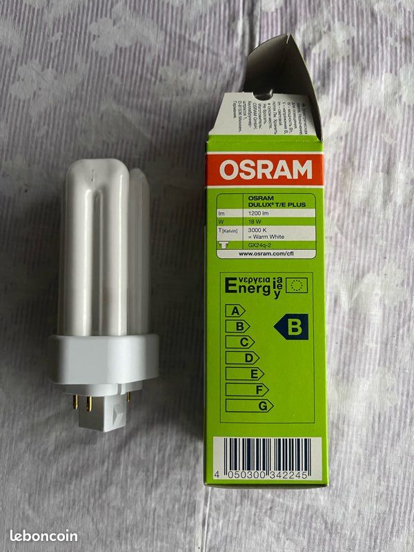 Ampoule OSRAM GX24q-2 18w neuve (image 2)