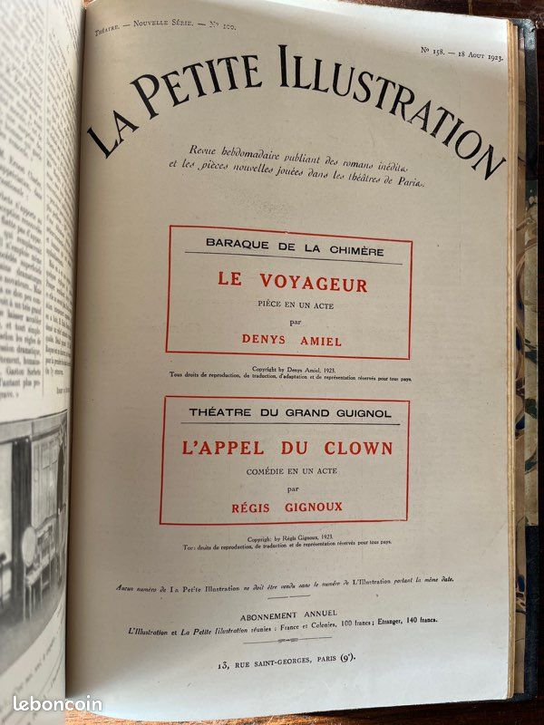 La petite illustration : romans et théâtre (image 14)