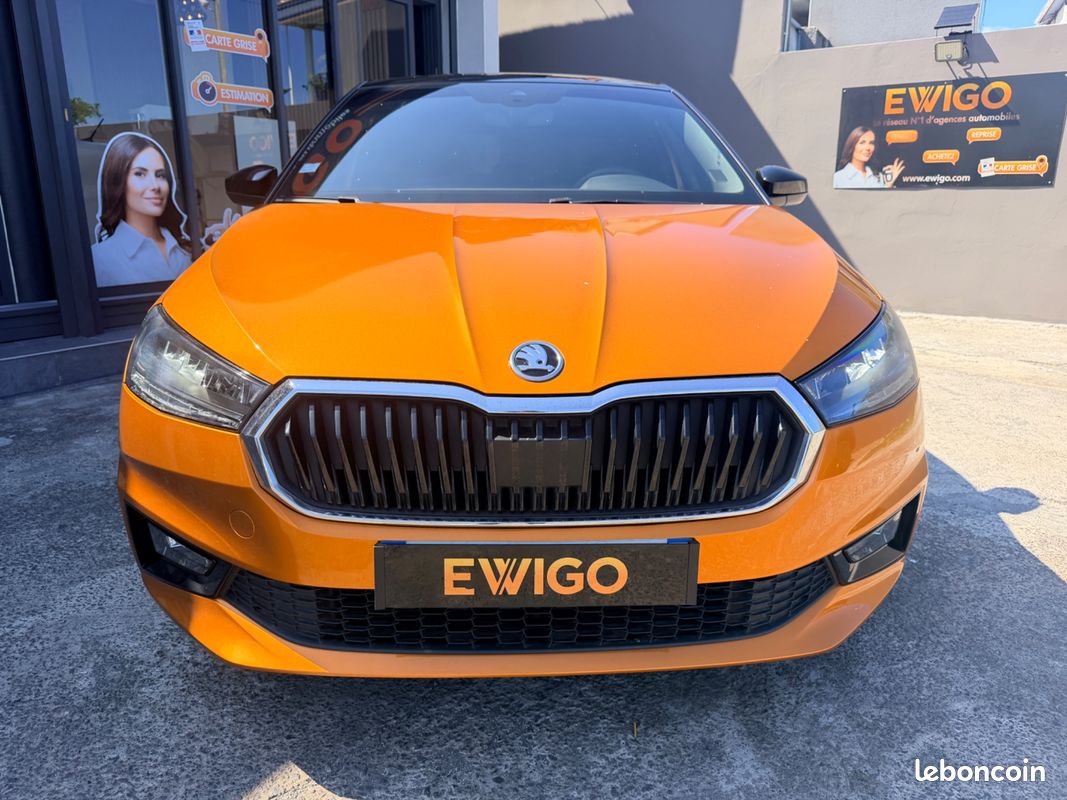 SKODA FABIA 1.0 TSI 95 CH SPORT EDITION + CAMERA DE RECUL + CARPLAy (image 9)