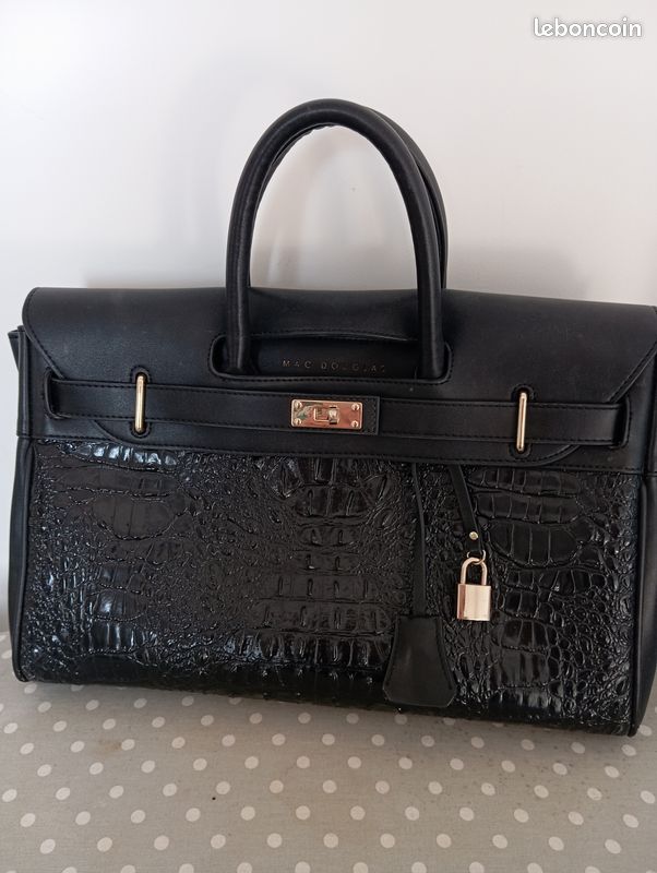 Mac Douglas Sac Ã Main Noir Croco Sac à Main Mac Douglas Modèle