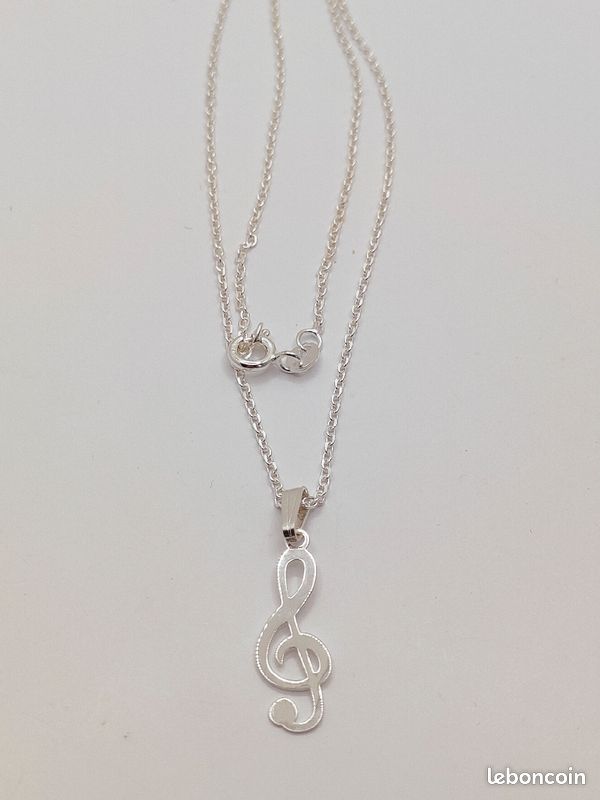 Collier pendentif clé de sol thanina bijoux (image 3)