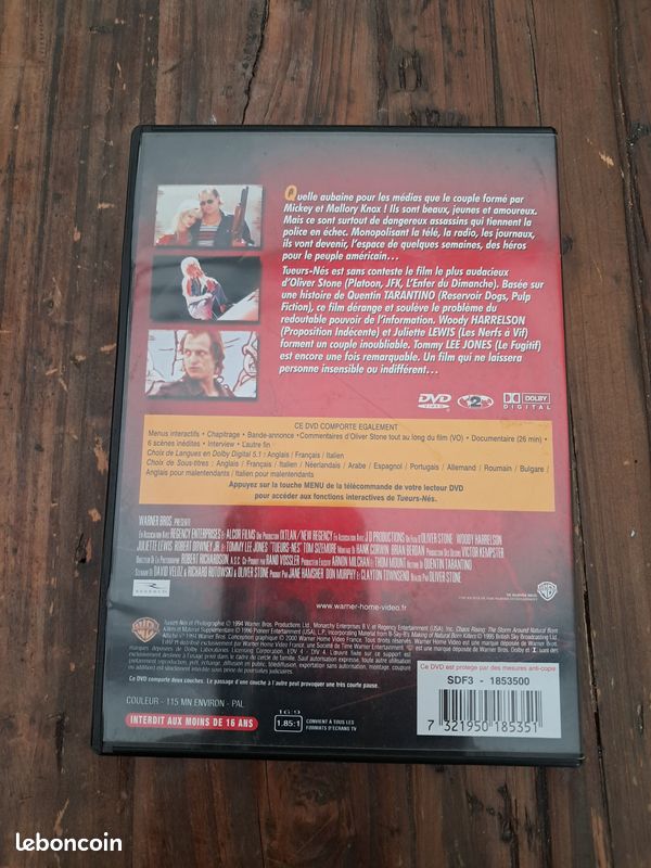 DVD Tueurs-nés d’Oliver Stone (image 2)