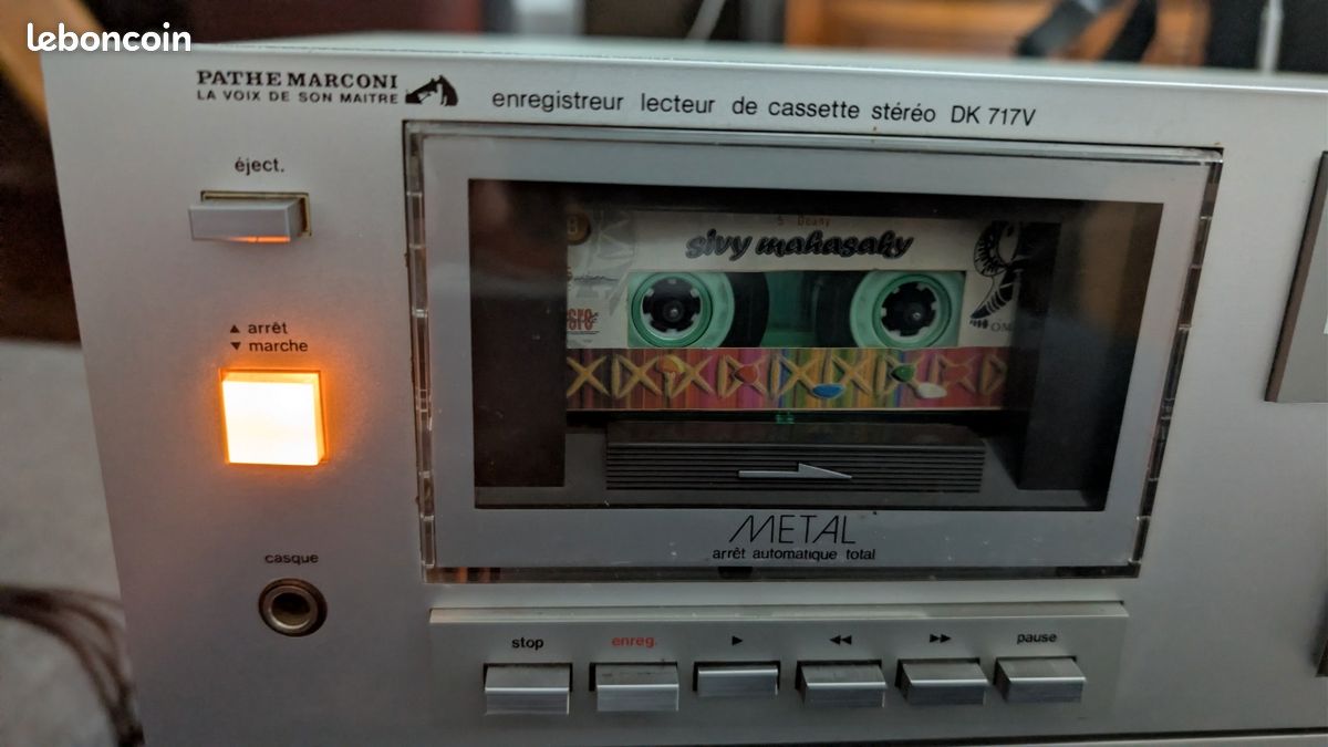 Radio-cassette Stéréo Pathe Marconi La Voix De Son Maître - Walkman LK 200V, Bleu, Fonctionne
