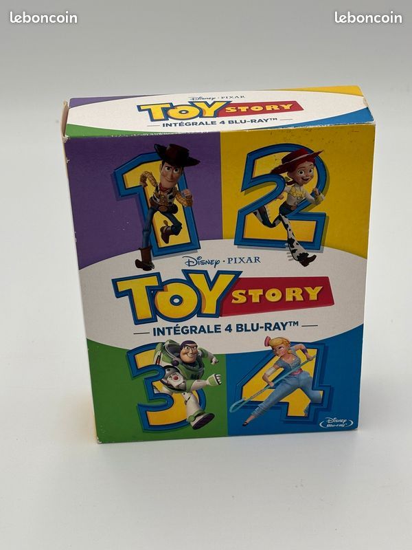 Coffret Blu-Ray Disney - intégrale Toy story 1 à 4 - neuf (image 1)