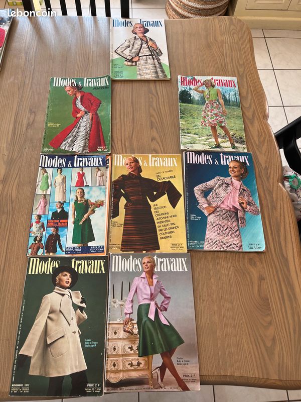 Magazines Modes et Travaux année 72 (image 1)