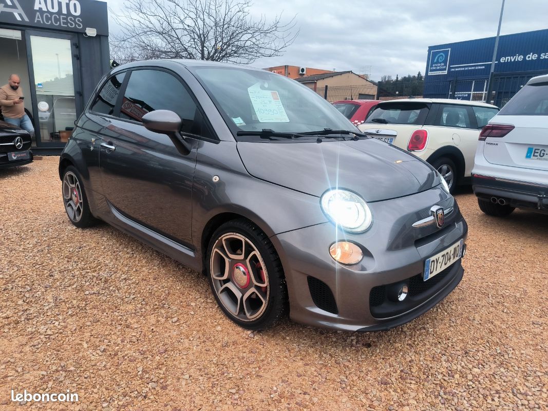 Fiat 500 Abarth 1.4 turbo 140 ch 595 véhicule français historique d'entretien complet distribution ok garantie 6 mois (image 1)