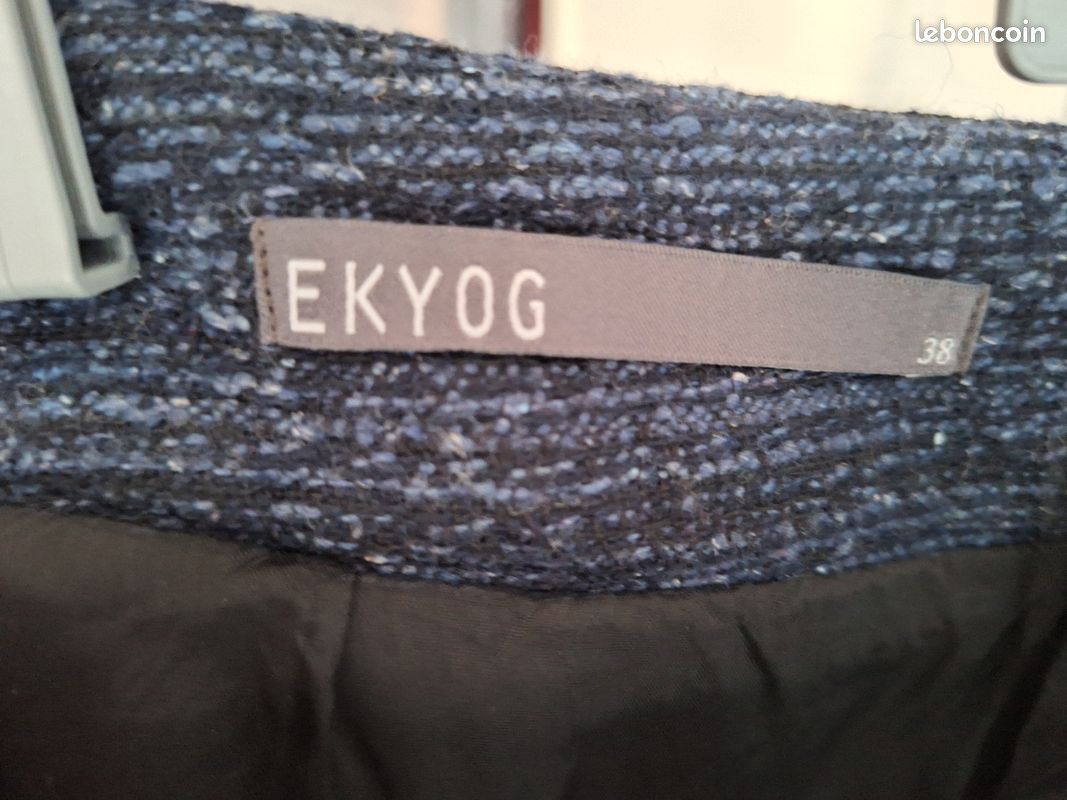 Jupe En Lin EKYOG Neuve Avec étiquettes - Taille 38/40 - Style Mini Multicolore Pour Femme