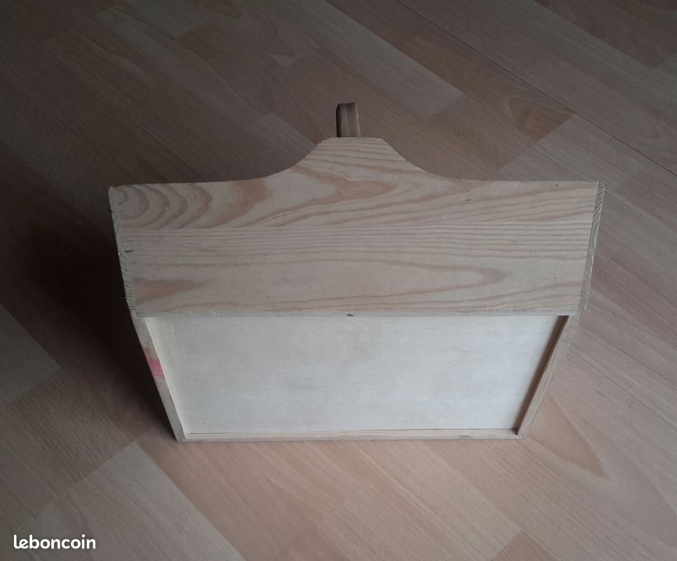 Grand panier / plateau en bois avec anse (image 5)