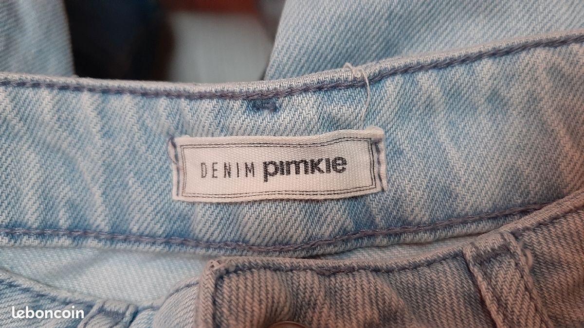 Jean taille haute original bleu pimkie femme 34 (image 7)