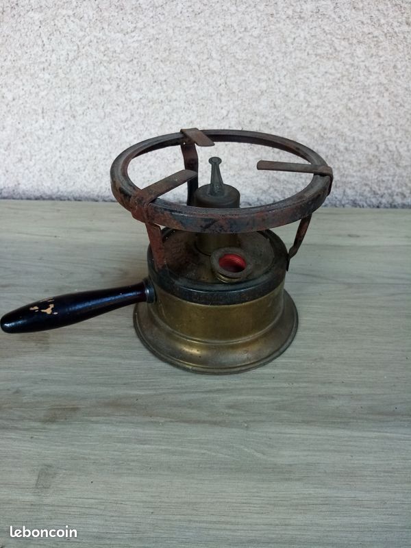 Ancien réchaud à Alcool en cuivre (image 3)