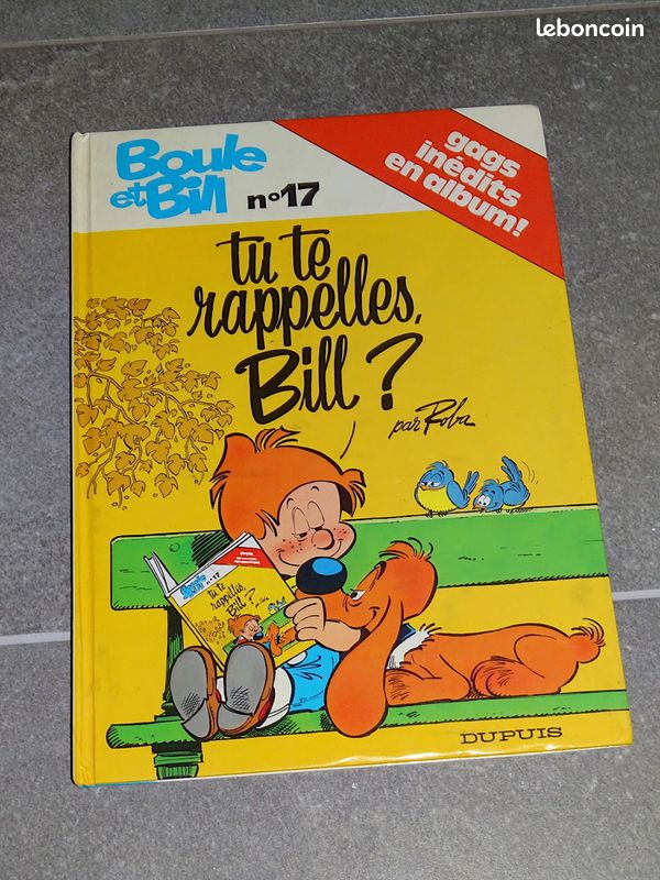 Bande dessinée BOULE ET BILL tu te rappelles Bill ? (Edition 1989) (image 1)