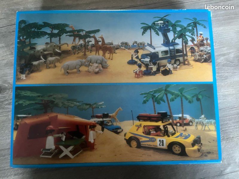 PLAYMOBIL SAFARI VINTAGE chapeau coiffe de bédouin rouge 3415 3585