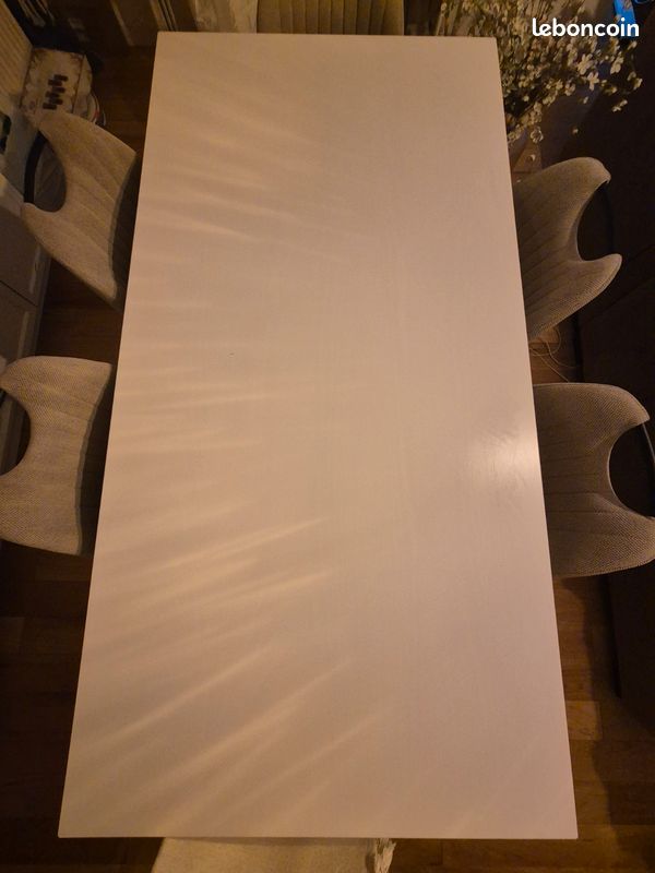 Table IKEA EKEDALEN extensible blanche 120/180 × 80 cm (image 2)