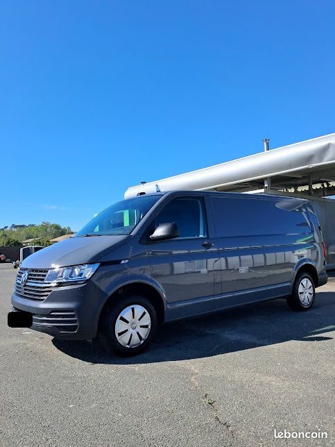 Vw TRANSPORTER T6.1 LONG TDI 150 - 38Mkm- 06/23 - Etat +++/CarPlay/Radar Av et AR/Caméra/Kit Placage et Plancher/Révisé VW/TVA (image 1)