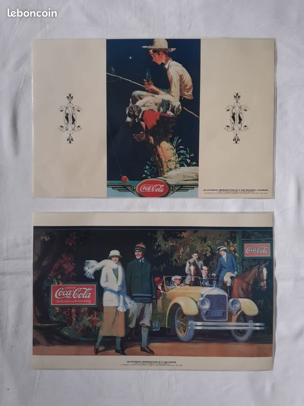 Duo set de table vintage Coca-Cola (image 1)