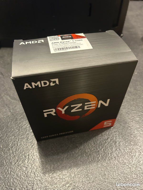 Boîte D'origine Pour Processeur AMD Ryzen 5 5500 - Occasion, Bon état