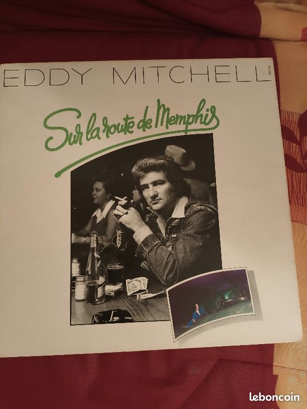 Disque Vinyle 33 t E.Mitchell :"Sur la route de Menphis" (image 1)