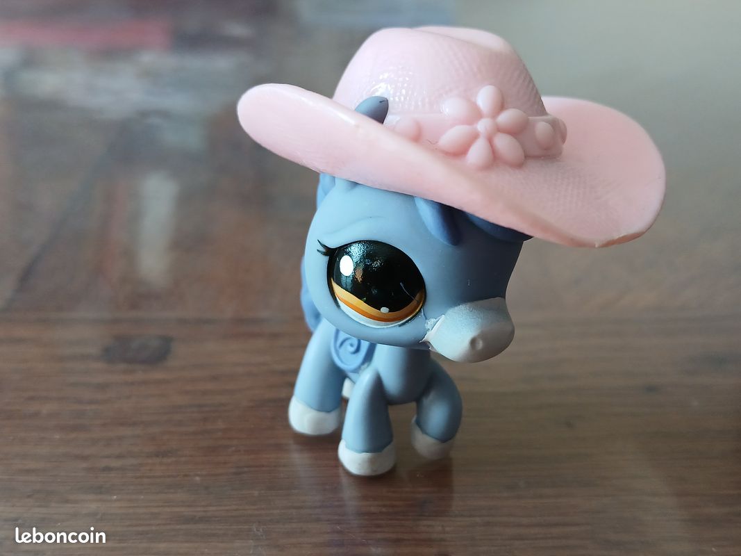 Figurine Cheval Littlest Pet Shop (LPS) - Réf. 1114 - Occasion