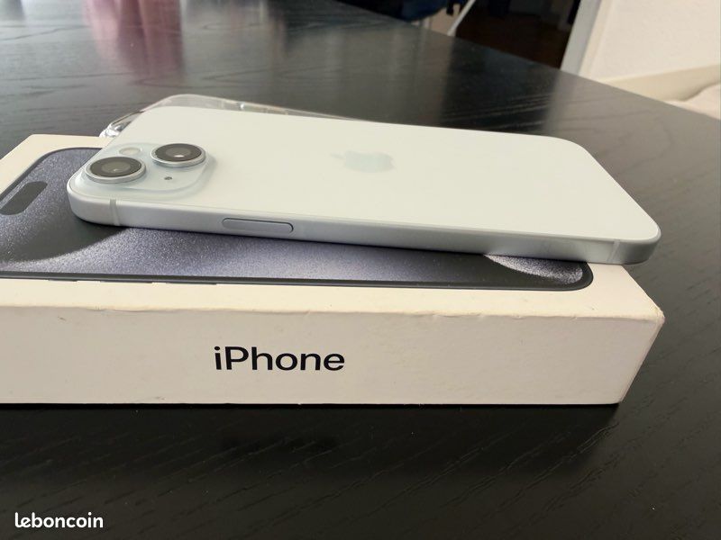 Iphone 15 plus 128g avec coque boite et fil de chargement (image 7)