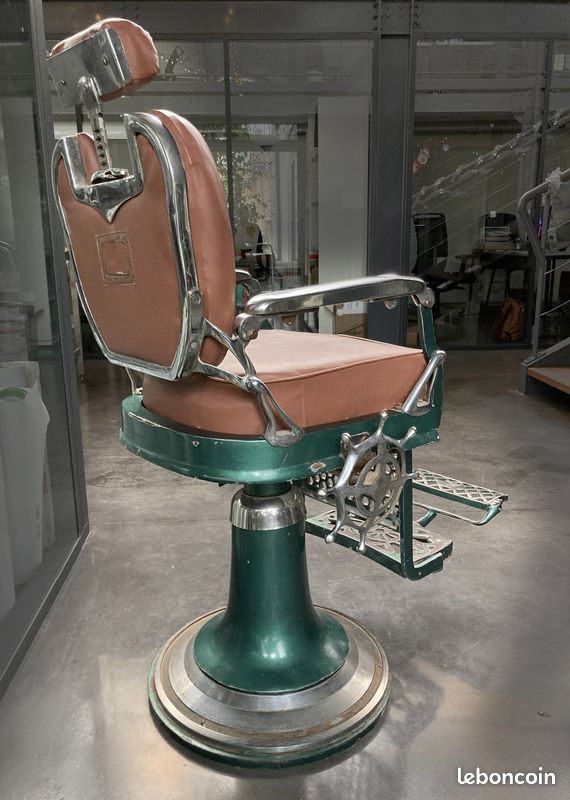 Fauteuil de barbier vintage (image 1)
