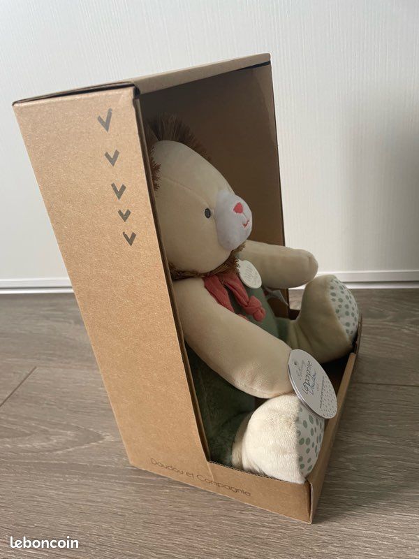 Doudou Et Compagnie – Elefante Con Copertina In Peluche, 15 Cm, Grigio, Regalo Nascita - 4