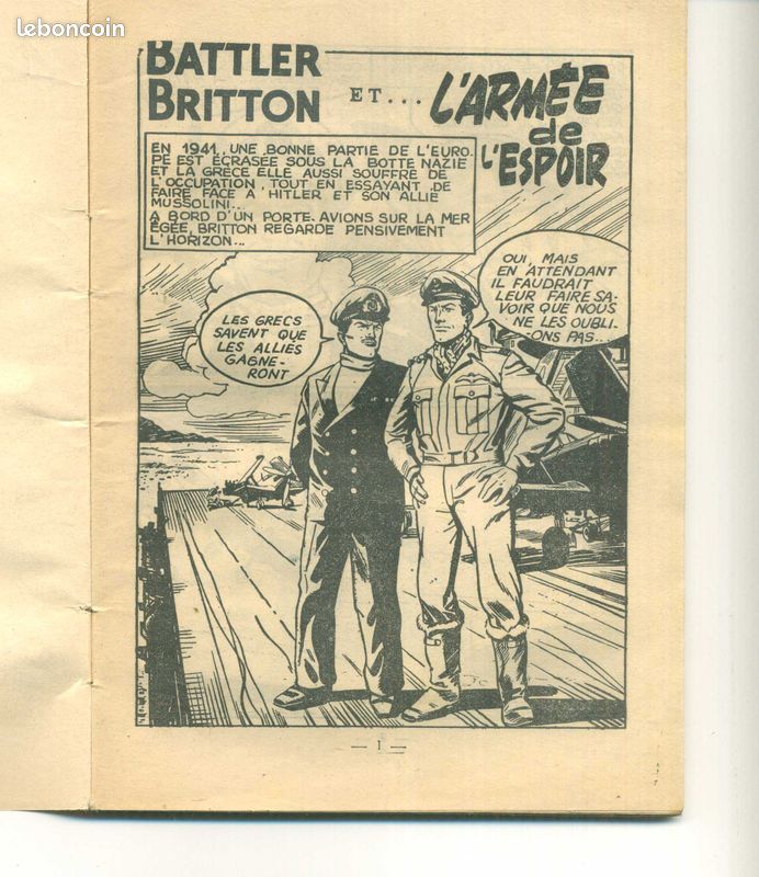 Bandes Dessinées Petits Formats Battler Britton n°35 (image 2)