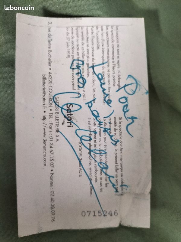 Autographe de Clémentine Celarie (image 1)