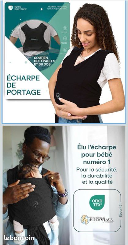 Écharpe de portage koala babycare (image 1)