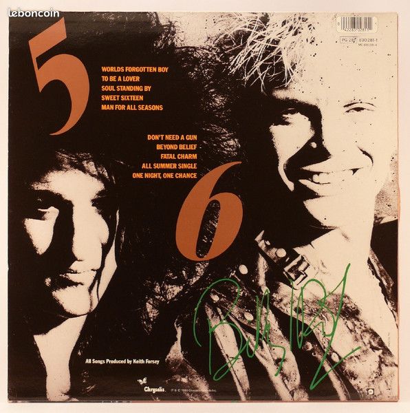 Billy Idol vinyle 1986 hard rock new wave pop rock (image 2)