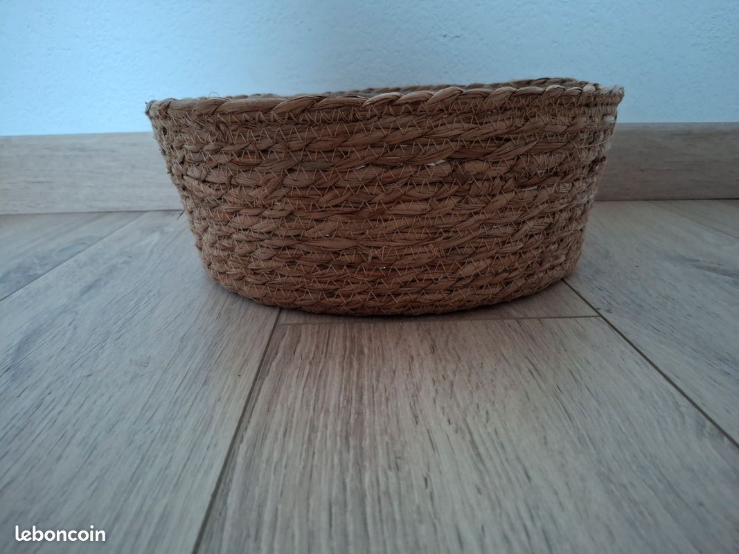 Panier rond naturel (image 1)