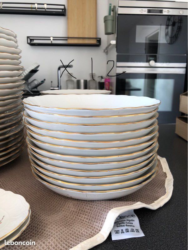 Set entier porcelaine pour 12 personnes 84 pièces (image 18)