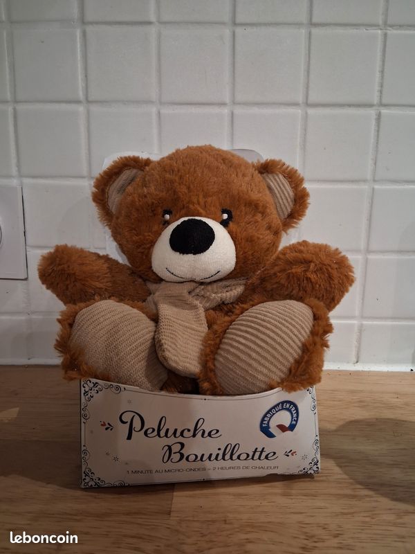 Bouillotte peluche ours neuf (image 1)