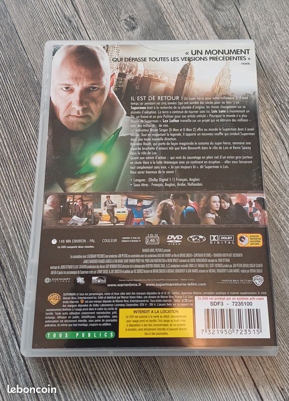 Dvd SUPERMAN RETURNS (image 2)