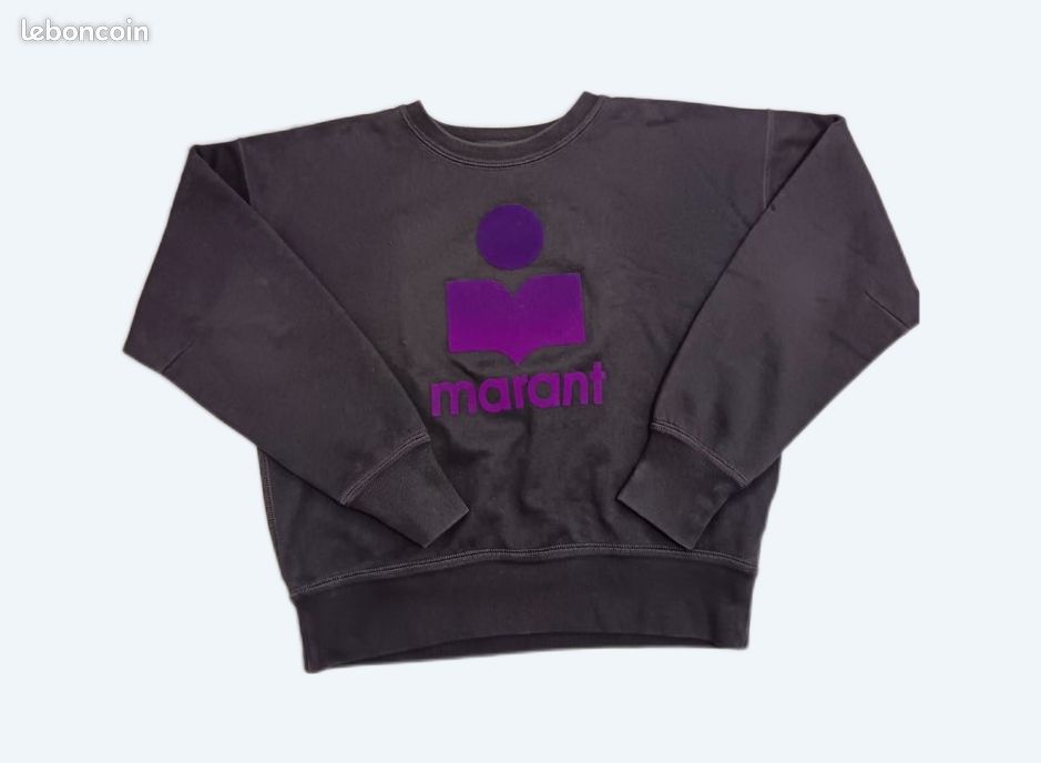 Sweat Isabel Marant Violet Gris Vêtements