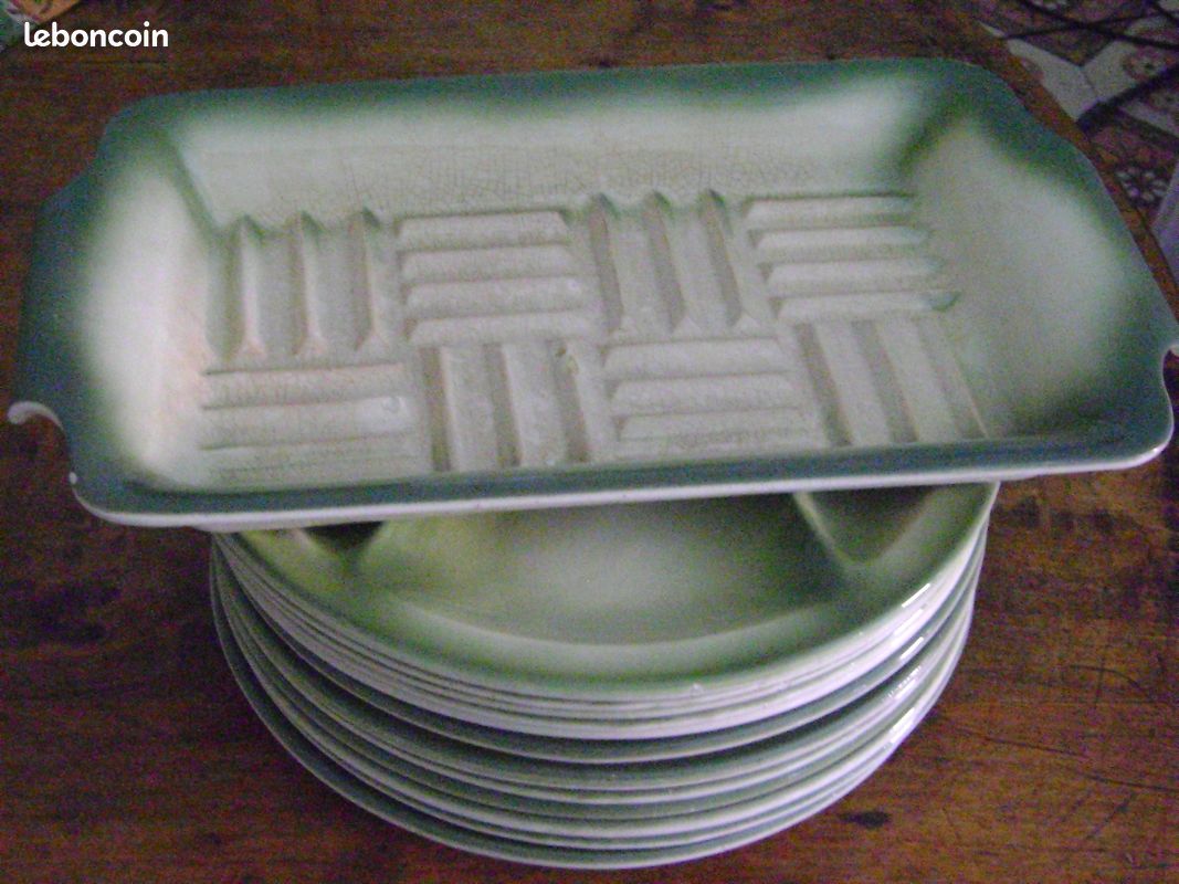 Service 12 assiettes et plat (image 1)