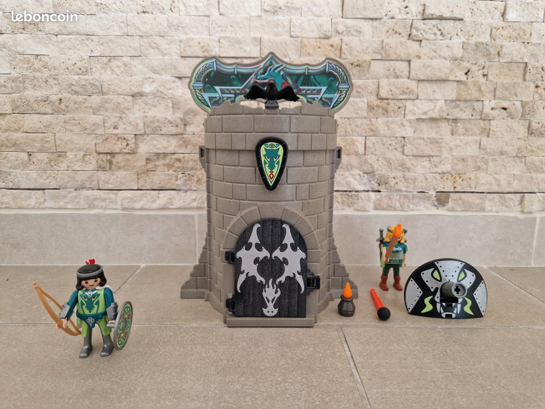 Playmobil – 4775 – Tour des chevaliers des Dragons Verts (image 1)