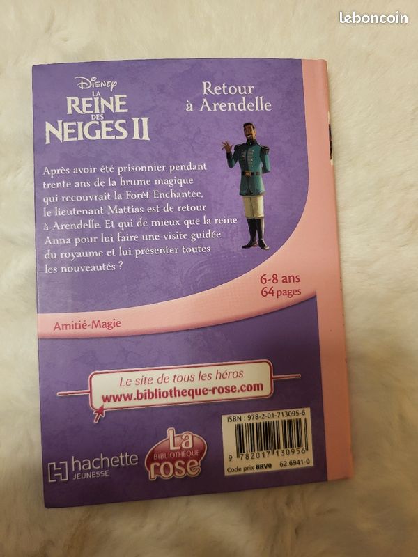 Livre Reine des neiges 2 bibliothèque rose (image 2)