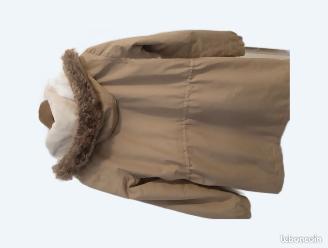 Parka taille 14 ans beige (image 1)