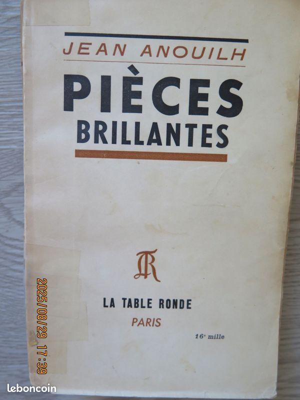 Jean Anouilh - Pièces brillantes - 1951 (image 1)