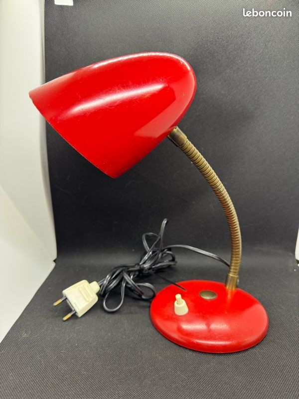 Lampe bureau métal 1960 (image 2)