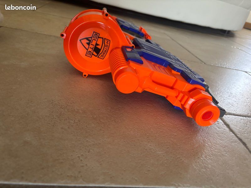 Pistolet nerf elite hyperfire bleu (image 3)