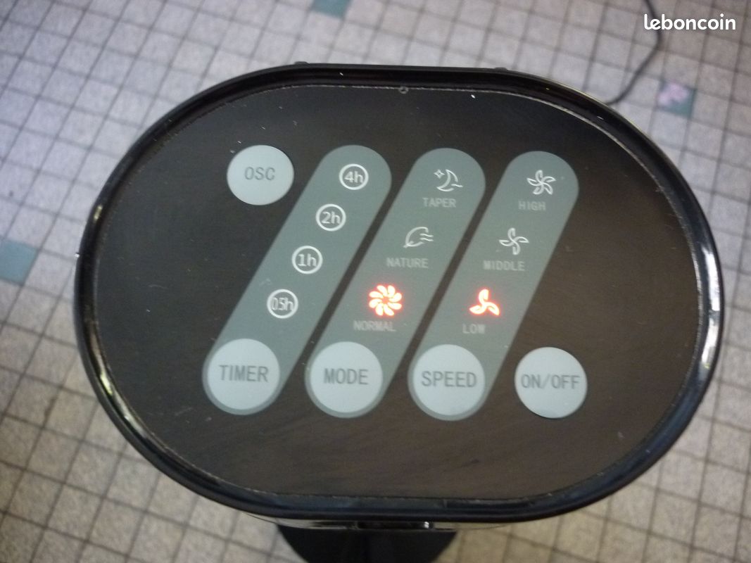 Ventilateur colonne 80 cm avec telecommande (image 3)