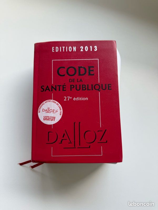 đ Code de la santĂ© publique â 27e Ă©dition (2013) (image 1)