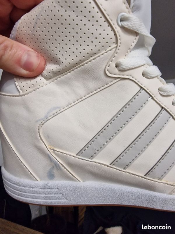 adidas gazelle silver green womens Adidas x Jeremy Scott Angel Reflective Wings Wedge Sneakers 38/38.5 –  darina`s garms main image 0