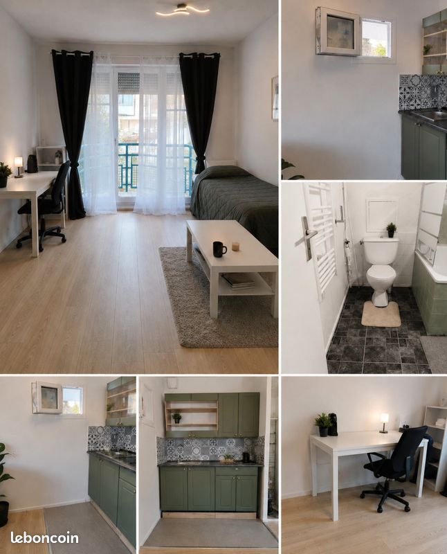 Appartement 1 pièce 24 m² · à Grenoble · 24,2 m² · 590 €/mois