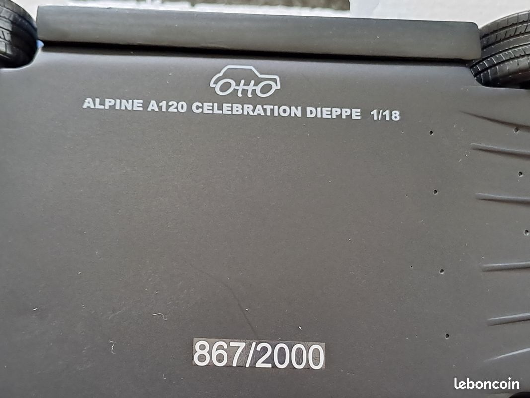 Alpine A120 Célébration Dieppe au 1/18 de Otto (image 12)