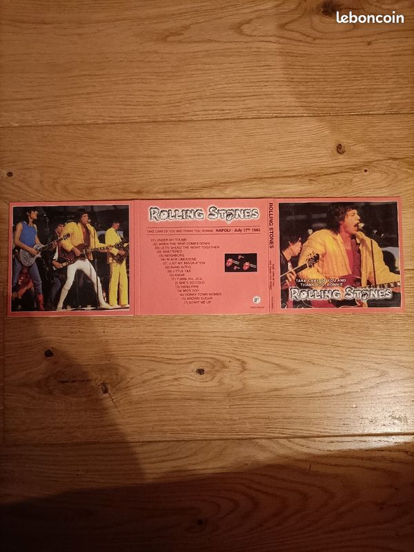 🧐RARE#37 - The Rolling Stones - Take Care Of You & Thank You Ronnie/Napoli '82 (2002 U.S.A🇺🇸🤘👅) (image 4)